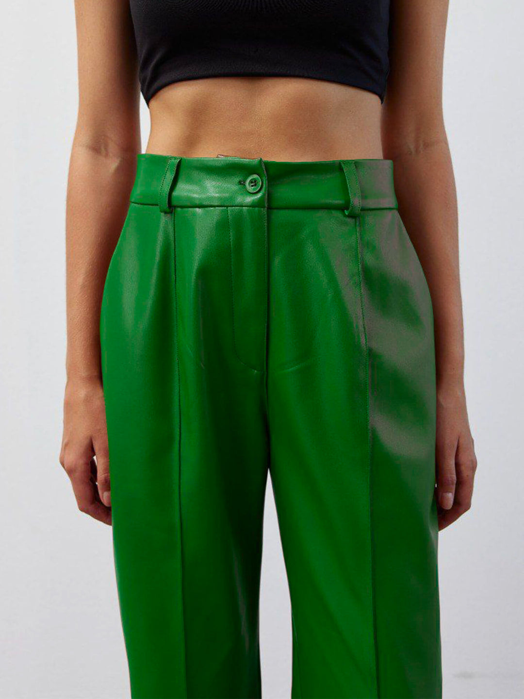 Green skin pants