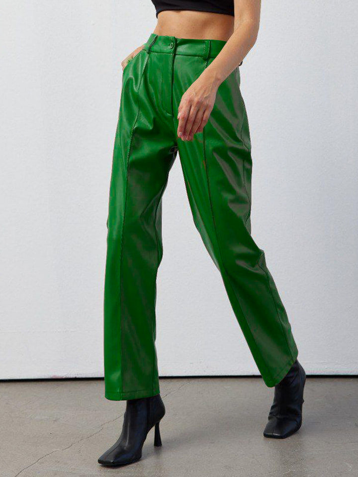 Green skin pants