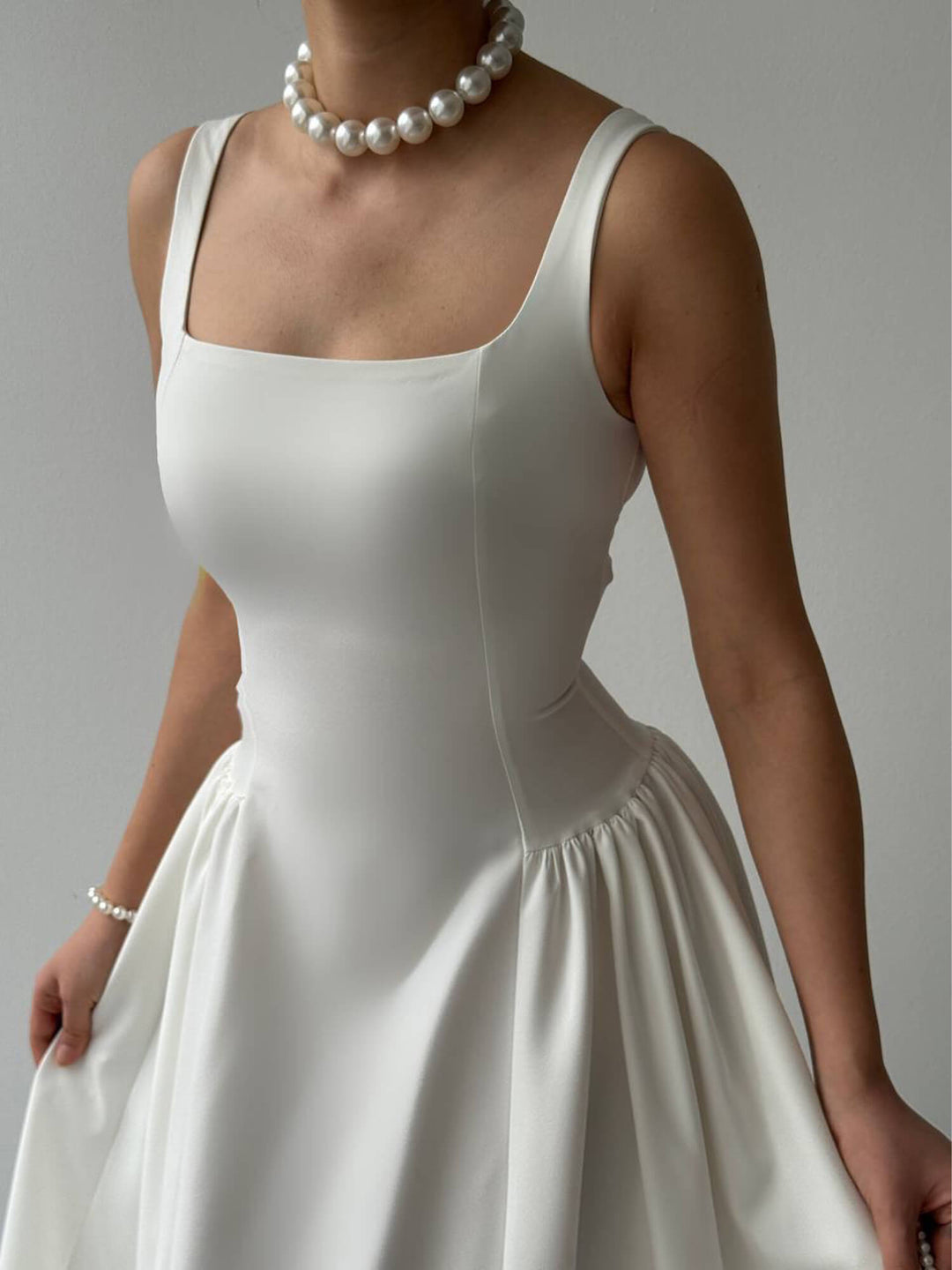 Loose dress - white