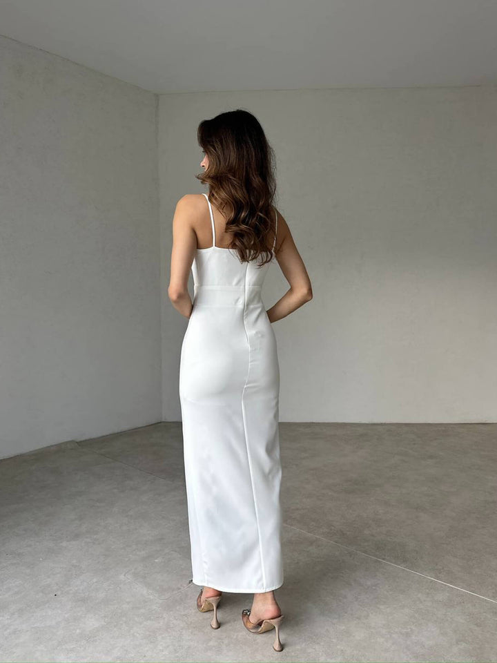 Elegant dress White